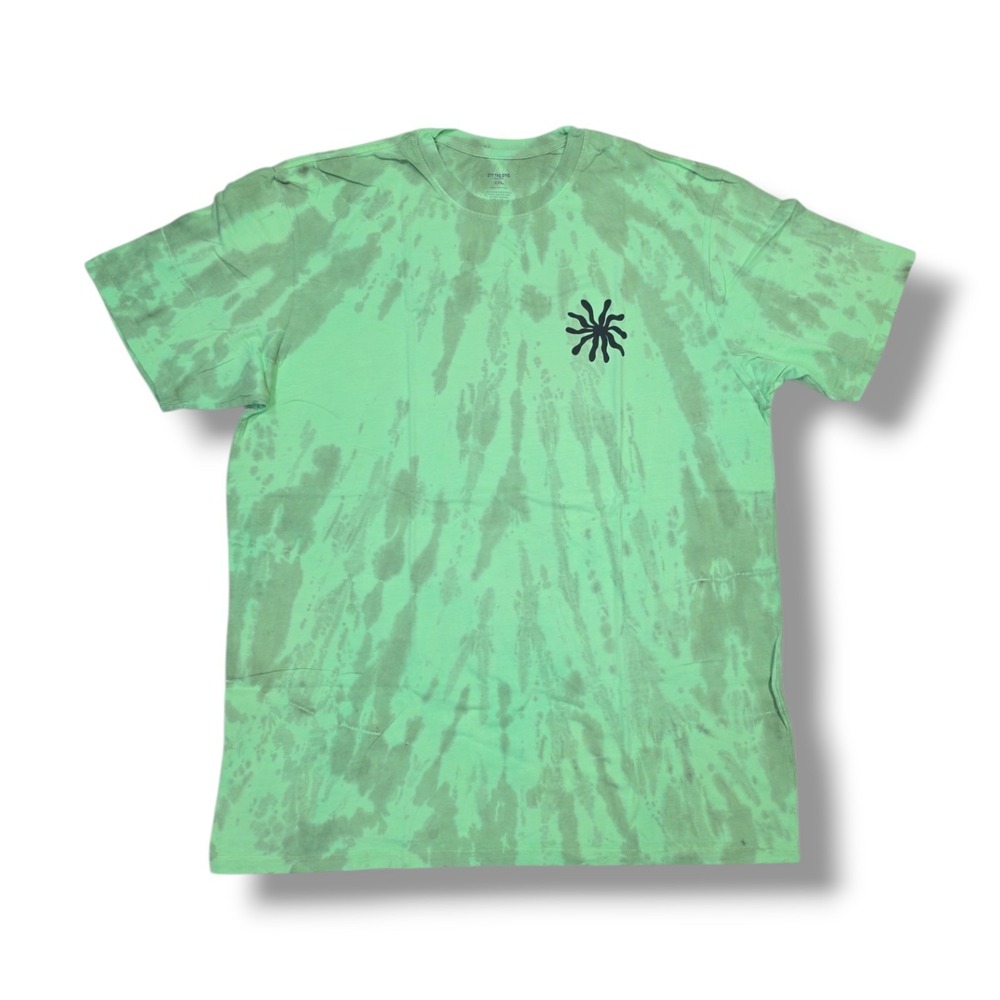 John Summit "What A Life" Green Spiral Tie Dye T-Shirt Men's XXLarge EDM